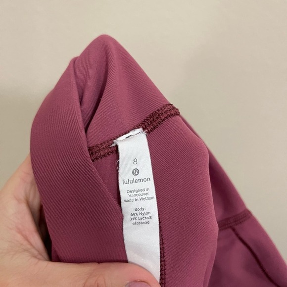Lululemon Wunder Under High-Rise Full-On Luxtreme 25" 7/8 Tight Misty Merlot 8 - Picture 10 of 15